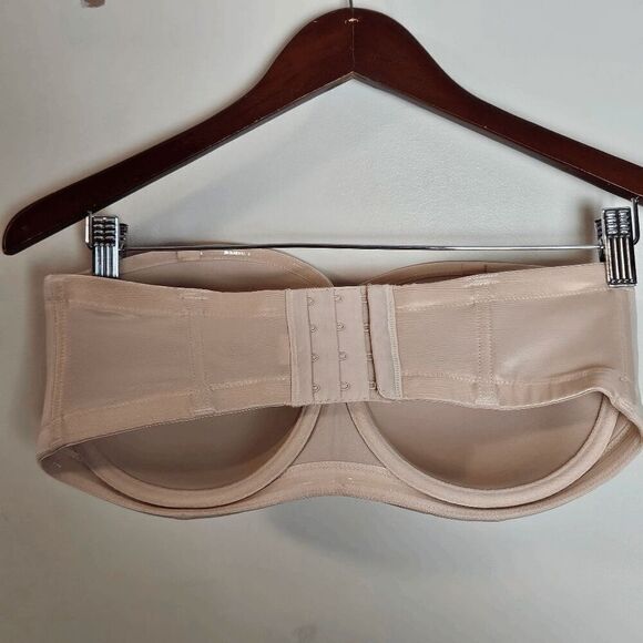 Wacoal Red Carpet Full Busted Strapless Underwire Bra 854119 Women's Tan Size 36 - Picture 2 of 3